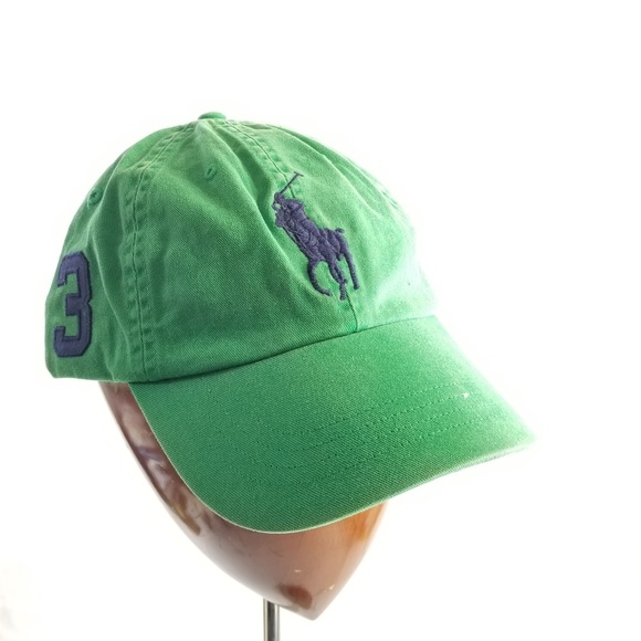 Polo Ralph Lauren Other - Polo Ralph Lauren Green Polo Player Baseball Hat